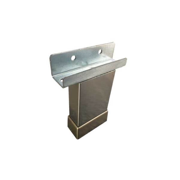 U Düz Inox Ayak (20x45)  8 cm