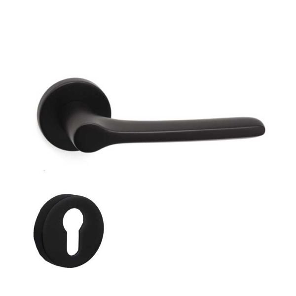 METIS Mat Siyah  Kapı Kolu Yale