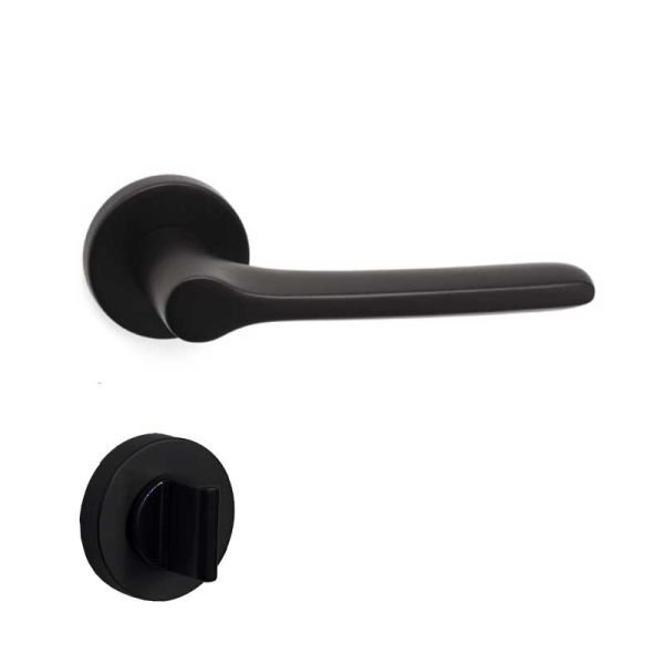 METIS Mat Siyah  Kapı Kolu Wc