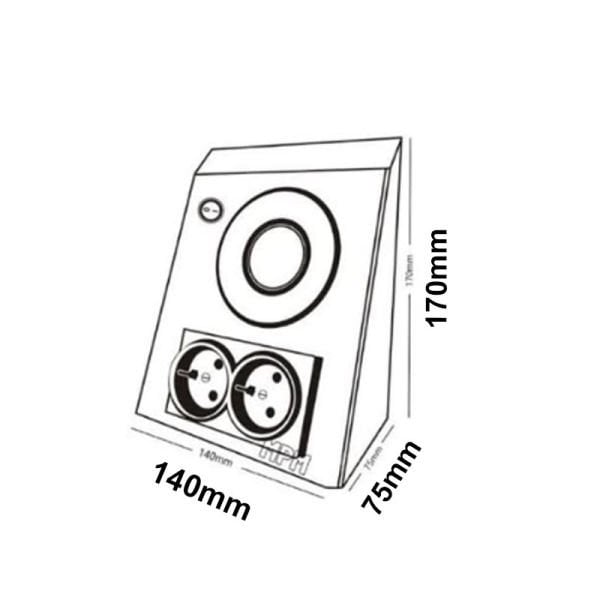 Tezgah Altı Beyaz Pirizli Gün Işığı Spot