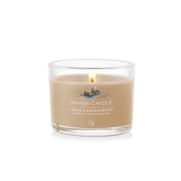 1686347E Küçük Mum Amber-Sandalwood