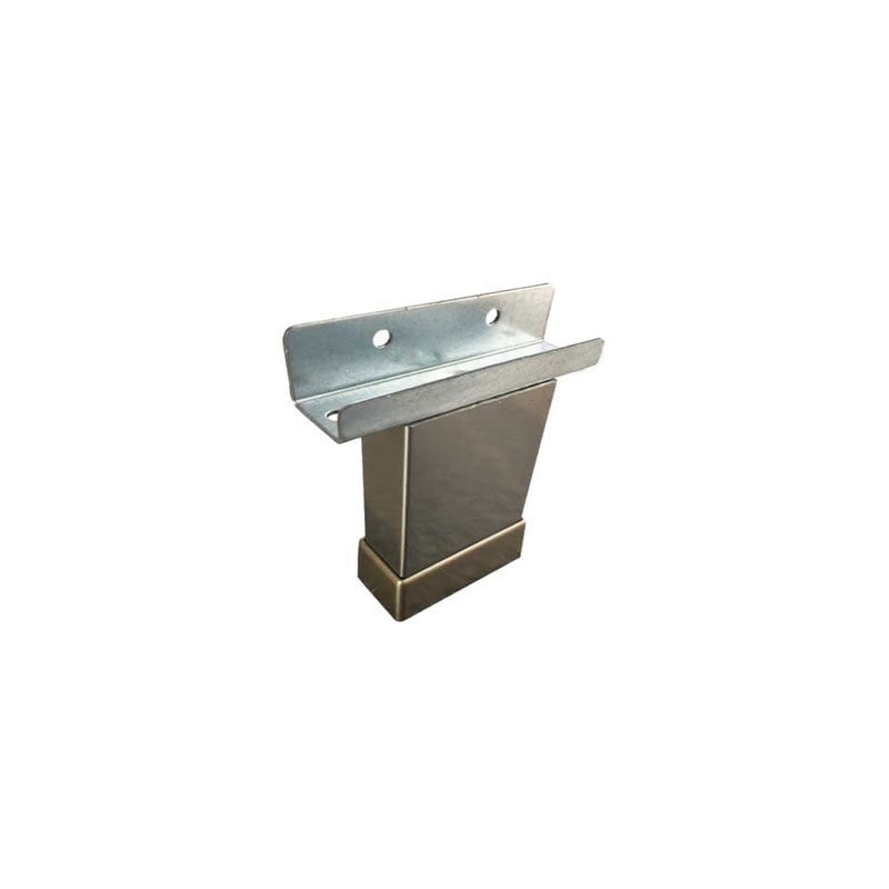 U Düz Inox Ayak (20x45)  5 cm