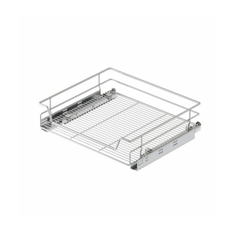 Starax Çekmece Tel Sepet Çift Açılım Gizli Raylı Krom 50cm / S-2334-C