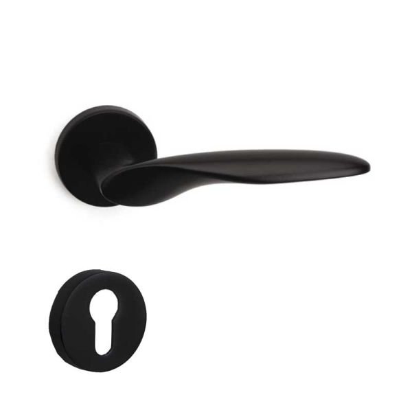 MIMAS Mat Siyah  Kapı Kolu Yale