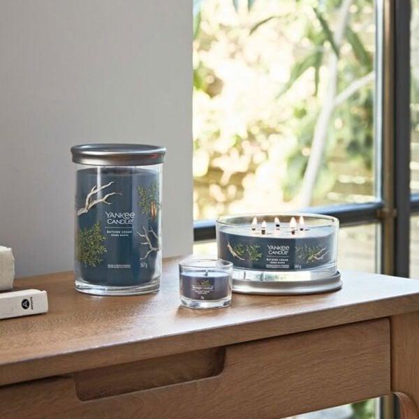 1630082E Çoklu Fitil Mum Bayside Cedar