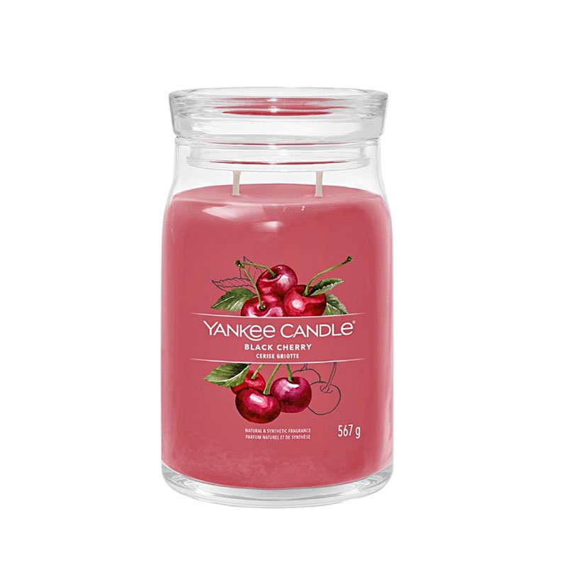1701380E Büyük Mum Black Cherry