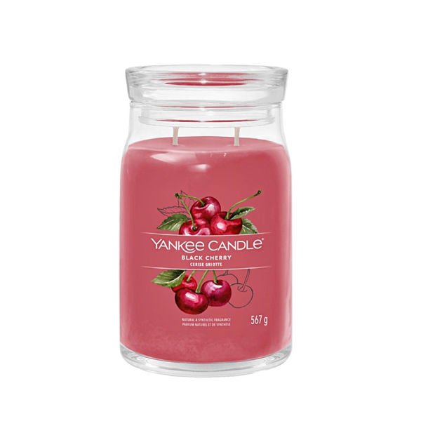 1701380E Büyük Mum Black Cherry