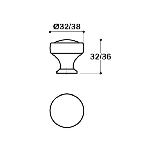 1915 32 mm Kulp Altın