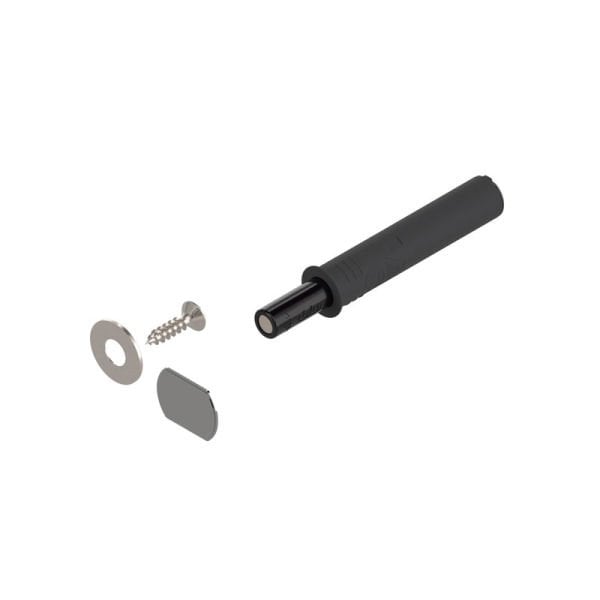 Kapak Bas Aç (TIP-ON) Kısa Piston - Karbon Siyah