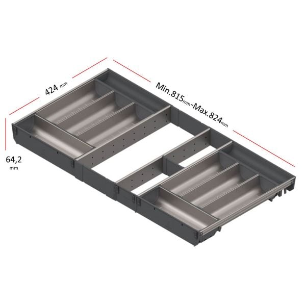 TBox Antaro için Kaşıklık Modül 900mm - Box Ray Uzunluk 450mm