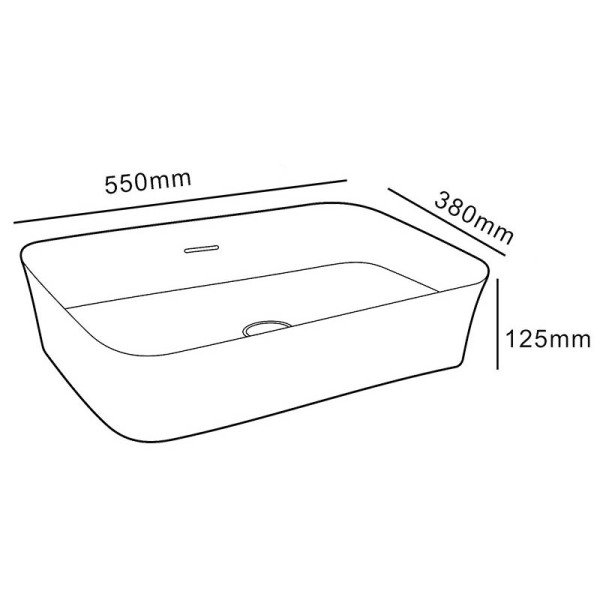 E-4160 T.Üstü Lavabo Beyaz