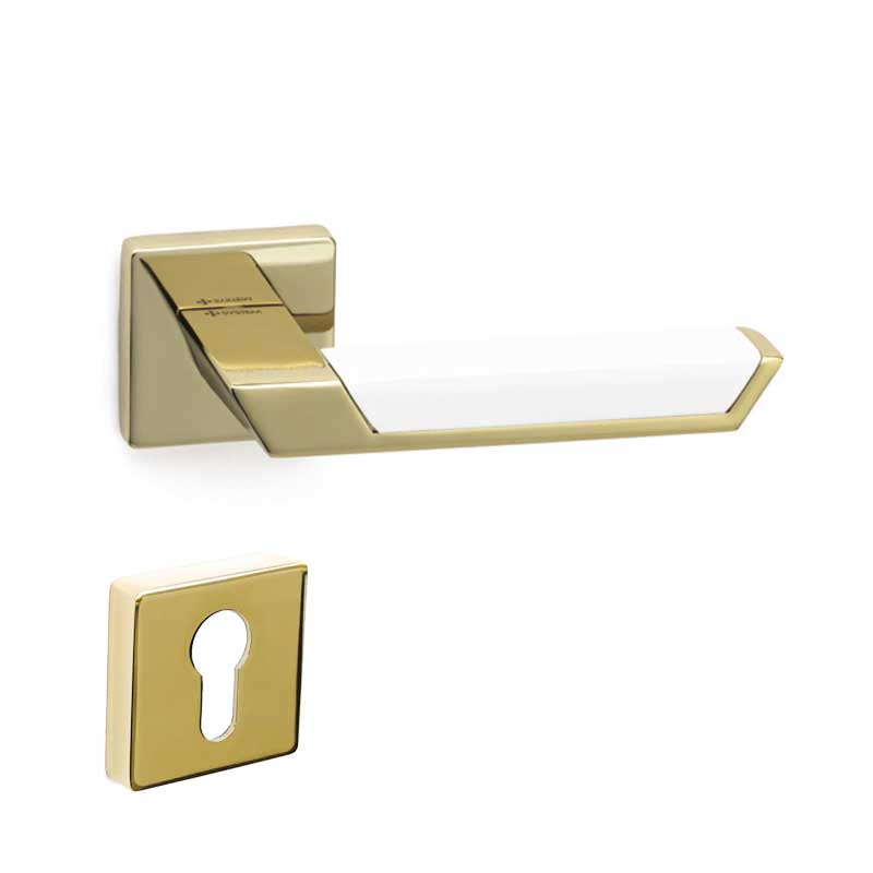 PANDORA Altın / Beyaz  Kapı Kolu Yale