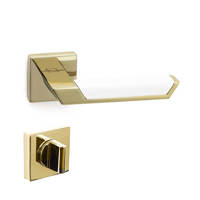 PANDORA Altın / Beyaz  Kapı Kolu Wc