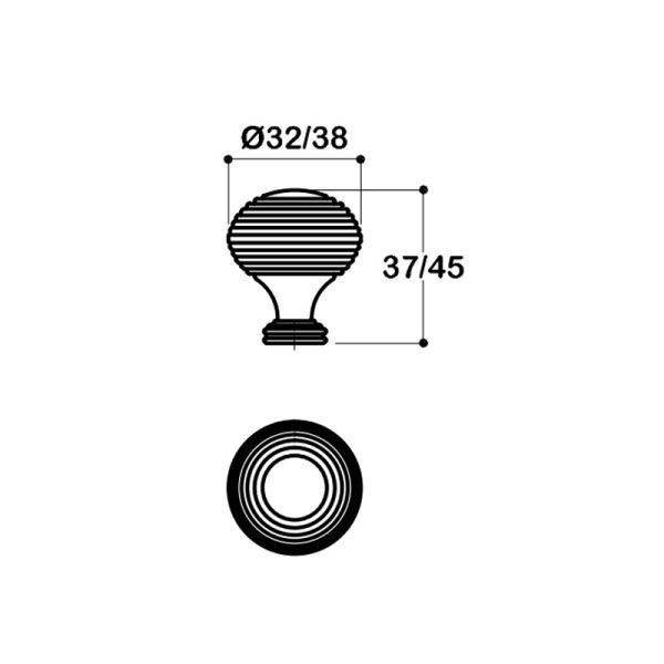 1937 32 mm Kulp Rose