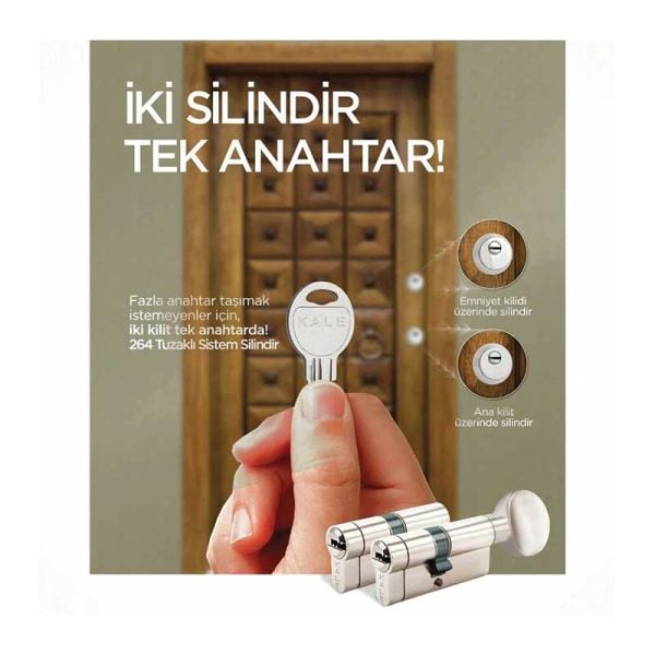 Barel Blister Sistem İkili Pas Sistem 68mm Saten