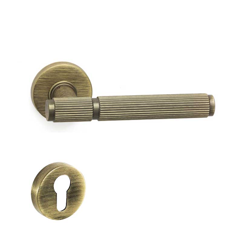 PIXAR-L Antik Saten Mat  Kapı Kolu Yale