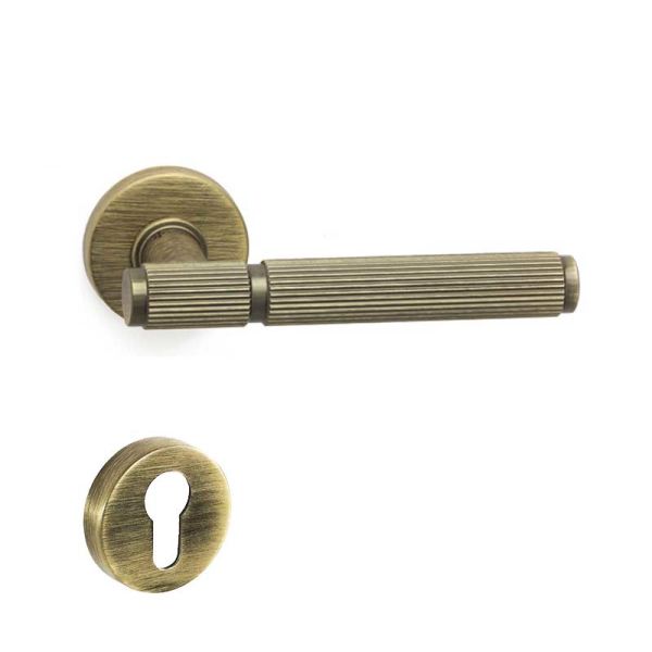 PIXAR-L Antik Saten Mat  Kapı Kolu Yale