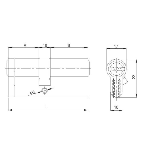164BME90 Bilyalı Barel Mandallı 90mm Nikel