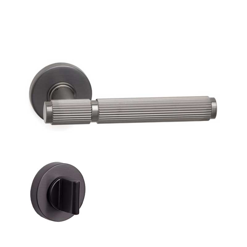 PIXAR-L Füme Saten  Kapı Kolu Wc